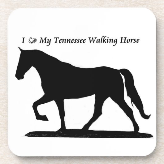 Liebe mein Tennessee Walker Untersetzer (Vorderseite)