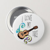 Liebe mein Uke Button (Vorne & Hinten)