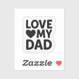 Liebe Mein Vater Aufkleber