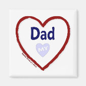 Liebe Mein Vater Magnet (Vorne)