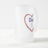 Liebe Mein Vater Mattglas Bierglas (VorderseiteRechts)