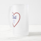 Liebe Mein Vater Mattglas Bierglas (Vorderseite Links)