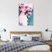 Liebe, mein wildes Kind Leinwanddruck (Insitu (Schlafzimmer))