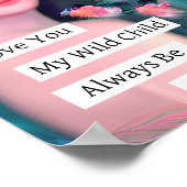 Liebe, mein wildes Kind Poster (Ecke)