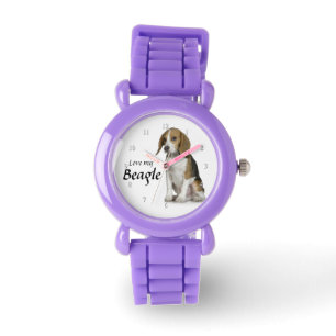 Liebe meine Beagle-Uhr Armbanduhr