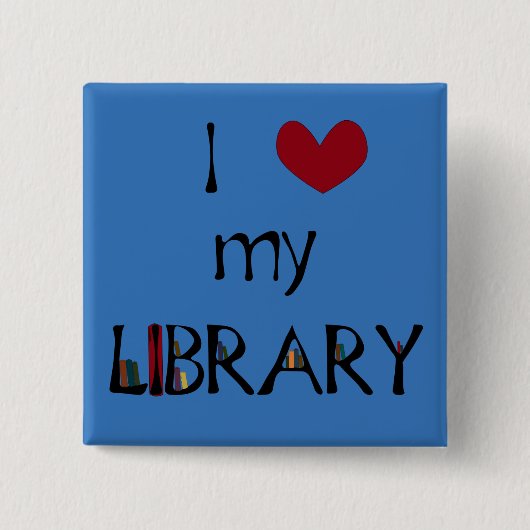 Liebe meine Bibliothek - ändern Sie Farbe Button (Vorderseite)