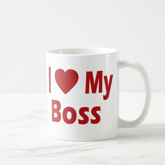 Liebe meine Boss-Tasse Kaffeetasse (Rechts)