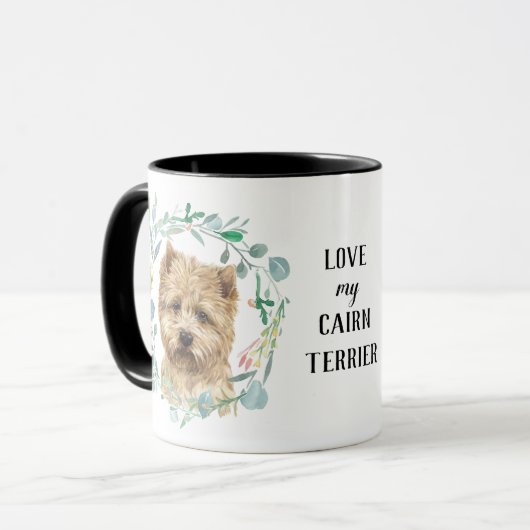 Liebe Meine Cairn Terrier Käfer Kaffee Tasse (Vorderseite Links)