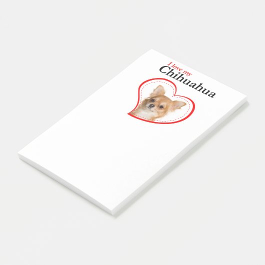 Liebe Meine Chihuahua Post-It-Notes Post-it Klebezettel (angewinkelt)