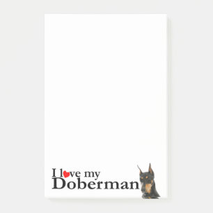 Liebe Meine Doberman Post-It-Notes Post-it Klebezettel