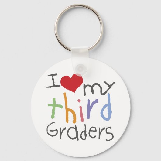 Liebe Meine dritten Grader Schlüsselanhänger (Vorderseite)