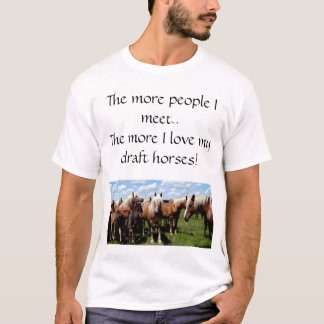 Liebe meine Entwurfspferde T-Shirt