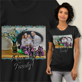 Liebe meine Familie Seide und Maiskolben Blume 219 T-Shirt
