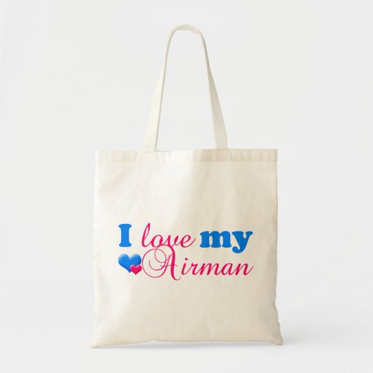 Liebe meine Flieger-Tasche - 2 Tragetasche (Vorne)