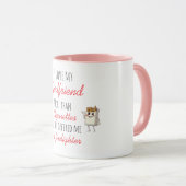 Liebe meine Freundin lustig Mug Tasse (VorderseiteRechts)