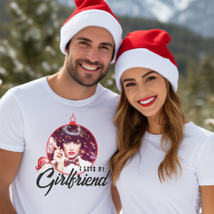 Liebe Meine Freundin Weihnachtsschmuck Trendy Foto T-Shirt