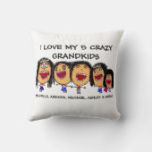 Liebe Meine fünf Großkinder Cartoon Kissen (Rückseite)