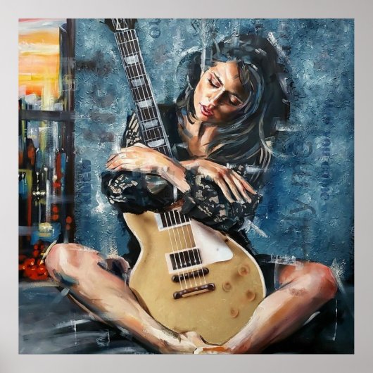 Liebe Meine Gitarre Poster (Vorne)