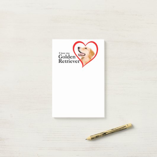 Liebe Meine goldenen Post-It-Notes Post-it Klebezettel (Auf Schreibtisch)