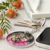 Liebe meine Großmutter-personalisiertes Schlüsselanhänger (Vorderseite rechts)