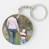 Liebe meine Großmutter-personalisiertes Schlüsselanhänger (Rückseite)