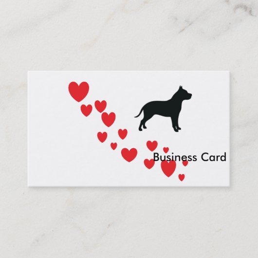 Liebe meine Grube Visitenkarte (Vorderseite)