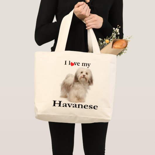 Liebe meine Havanese Tasche (Vorderseite (Produkt))