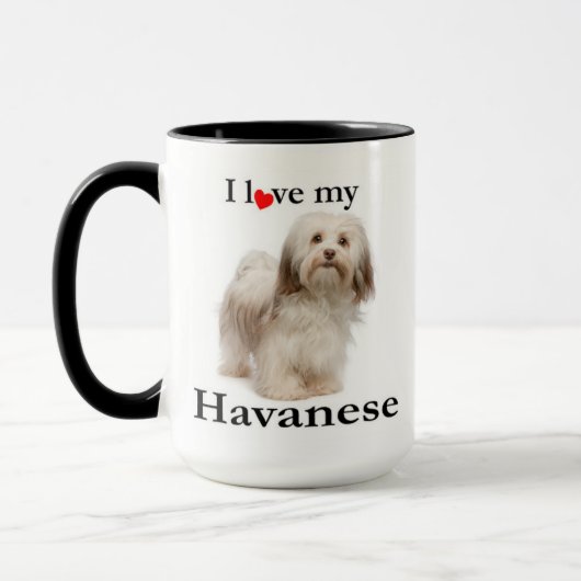 Liebe meine Havanese Tasse (Links)