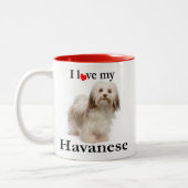 Liebe meine Havanese Tasse (Links)