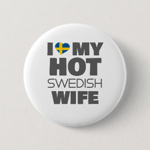 Liebe Meine heiße schwedische Ehefrau Verheiratet  Button