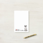 Liebe Meine Hinweise zur Grenzkontrolle Post-it Klebezettel (Auf Schreibtisch)