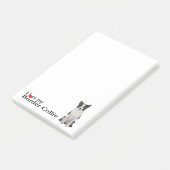 Liebe Meine Hinweise zur Grenzkontrolle Post-it Klebezettel (angewinkelt)