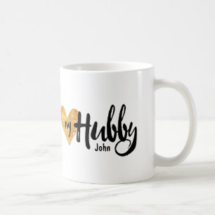 Liebe meine Hubby-Herz-Tasse Kaffeetasse