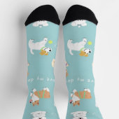 Liebe Meine Hunde Muster Welpen, Socken (Oben)