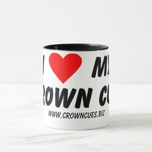 Liebe meine Kronen-Stichwort-Schale Tasse (Zentrum)
