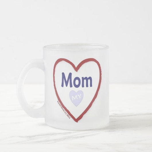 Liebe Meine Mama Mattglastasse (Links)