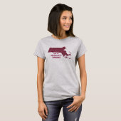 Liebe meine Massachusetts Cranberries T-Shirt (Vorne ganz)