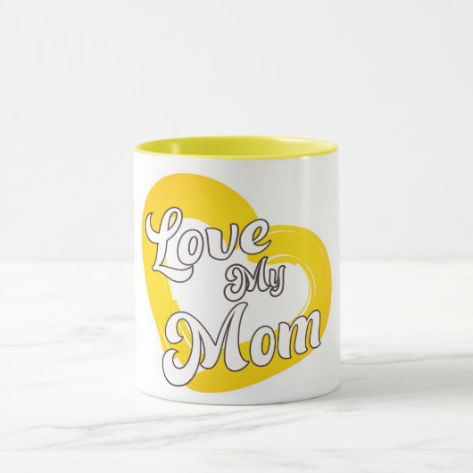 Liebe meine Mutter Tasse (Zentrum)