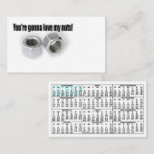 Liebe meine Nüsse busienss Karten (Vorne/Hinten)