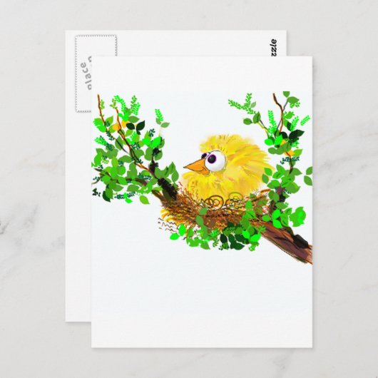 Liebe Meine Pieps Postkarte (Vorne/Hinten)