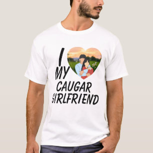 Liebe meine Puma lustiges älteres Freundin Dating- T-Shirt