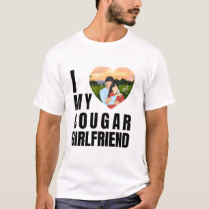 Liebe meine Puma lustiges älteres Freundin Dating- T-Shirt