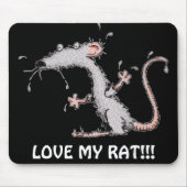 LIEBE MEINE RATTE!!! MOUSEPAD - NIEDLICH!!! (Vorne)