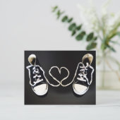 Liebe Meine Schuhe Postkarte (Stehend Vorderseite)