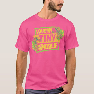 Liebe Meine Tiny Dinosaur Veiled Panther Lover Cha T-Shirt