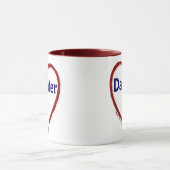 Liebe Meine Tochter Tasse (Zentrum)