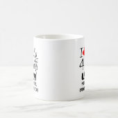 Liebe meine vier Katzen Tasse (Mittel)