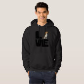 Liebe meinen Beagle-Hund Hoodie (Vorne ganz)
