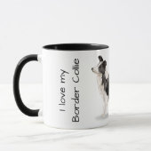 Liebe meinen Border Collie Tasse (Links)