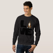 Liebe meinen Boxerhund Sweatshirt (Vorne ganz)
